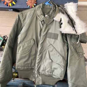 Cold-weather bomber jacket